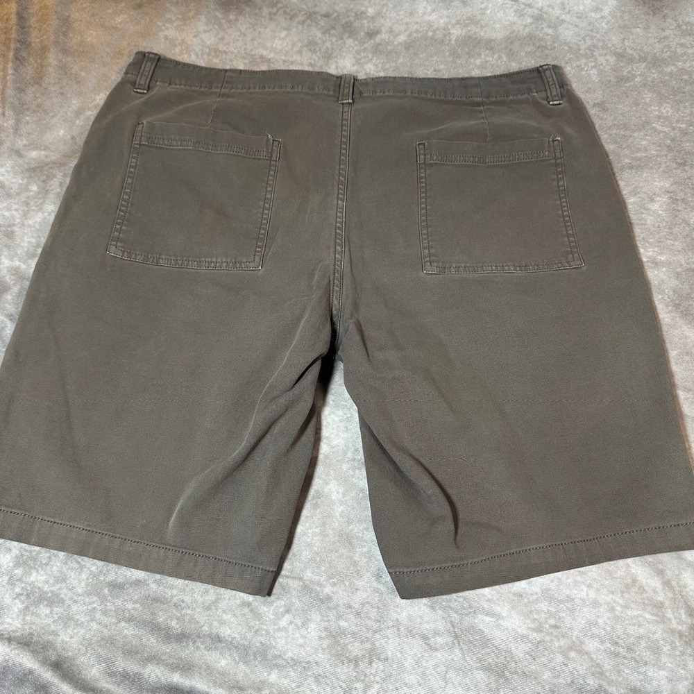 Goodthreads Mens 38 Utility Carpenter Shorts Gray Cotton Blend Casual Comfort - Picture 9 of 9